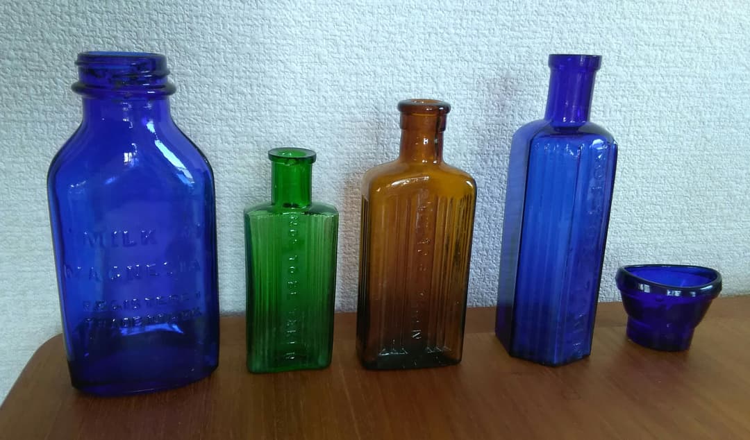 値下げ! イギリスのアンティーク、薬瓶等