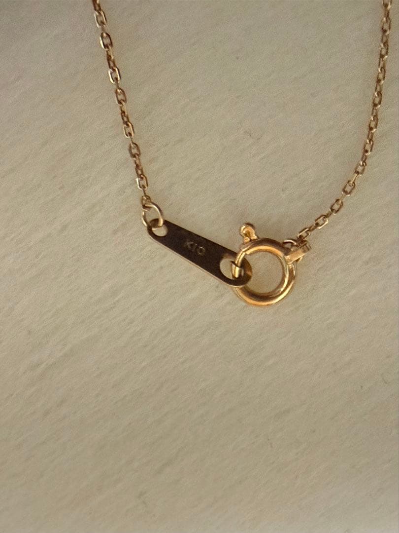 リルーム　ウェーブネックレス10k