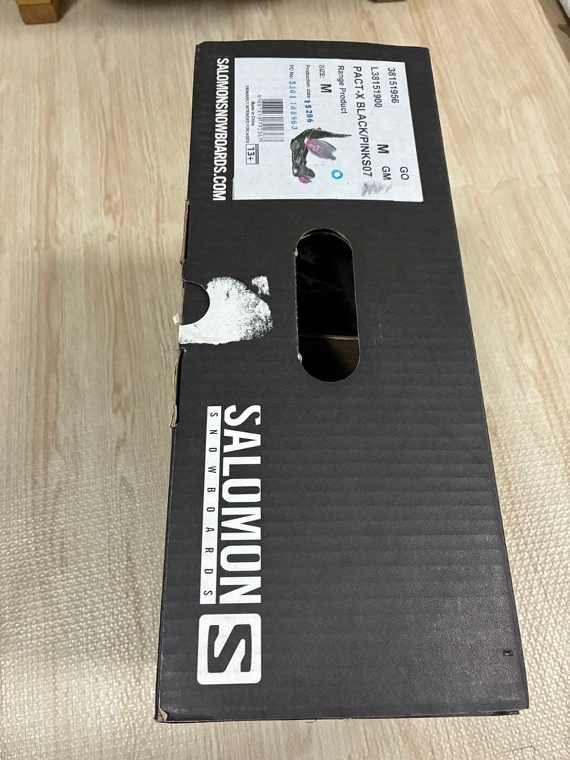 SALOMON PACT X ブラック/ピンク Mサイズ