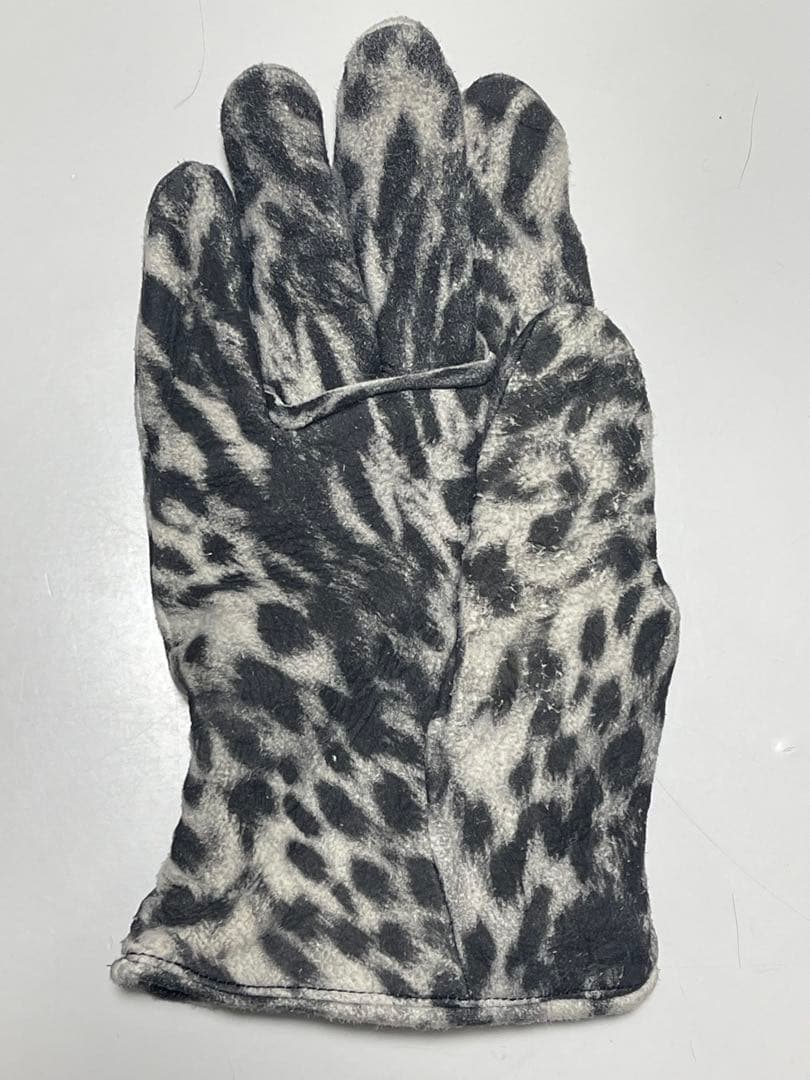 DELAY by win&sons 革手袋 ヒョウ柄