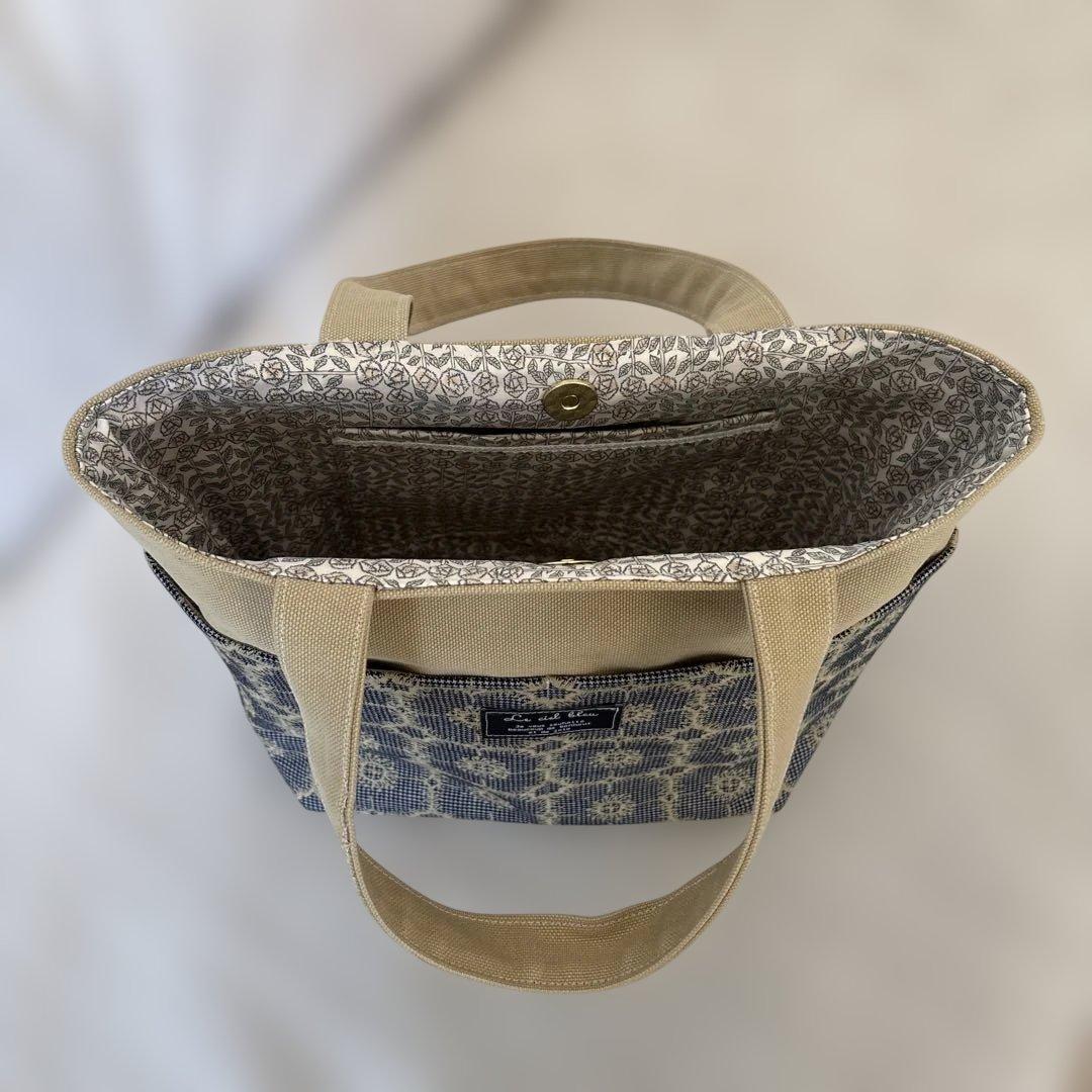 ミナペルホネン　Anemone トートバッグ　ハンドメイド