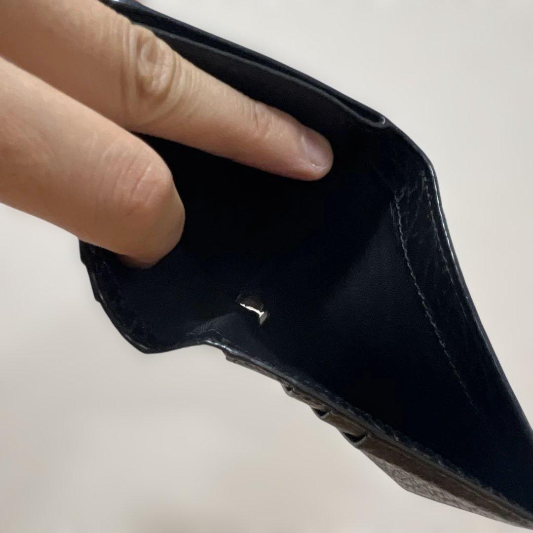 【Maison Margiela】ブラック二つ折り財布 SA1UI0023