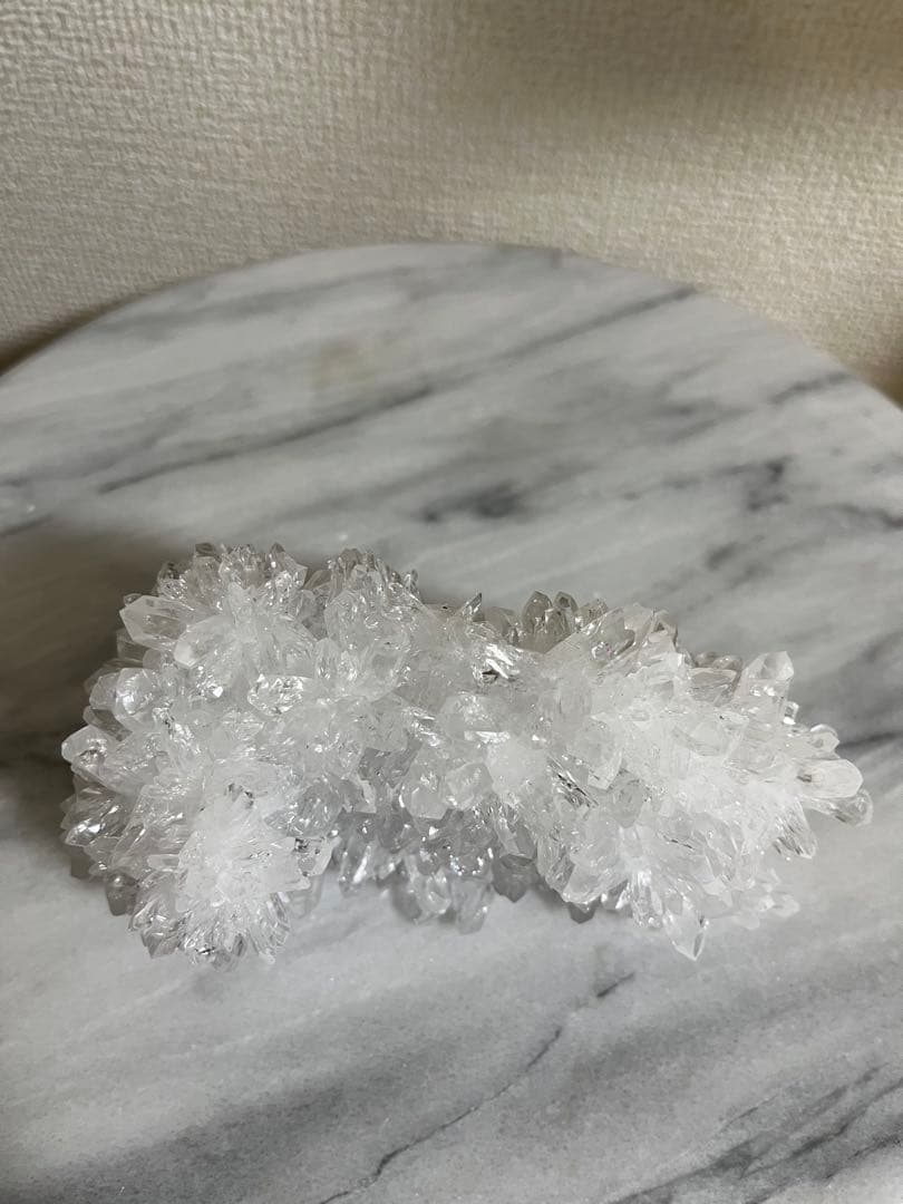 【天然石】菊花水晶　水晶クラスター　原石　貴州省産　両面タイプ　浄化