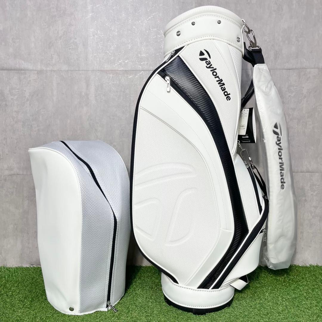 【新品】テーラーメイド スポーツモダン キャディバッグ ゴルフバッグ ホワイト