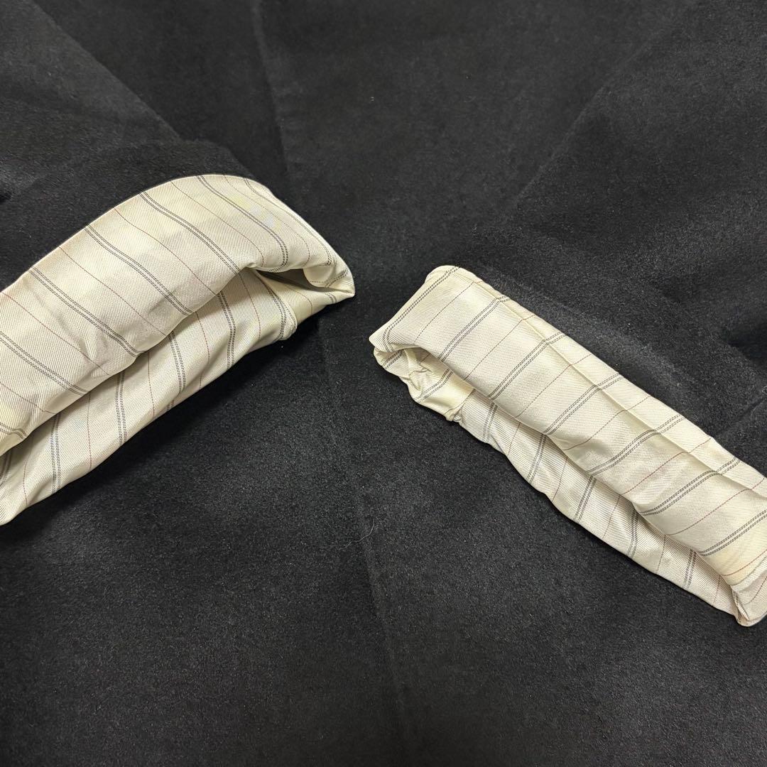 【極美品】カシミヤ100% メンズ チェスターコート XL 黒