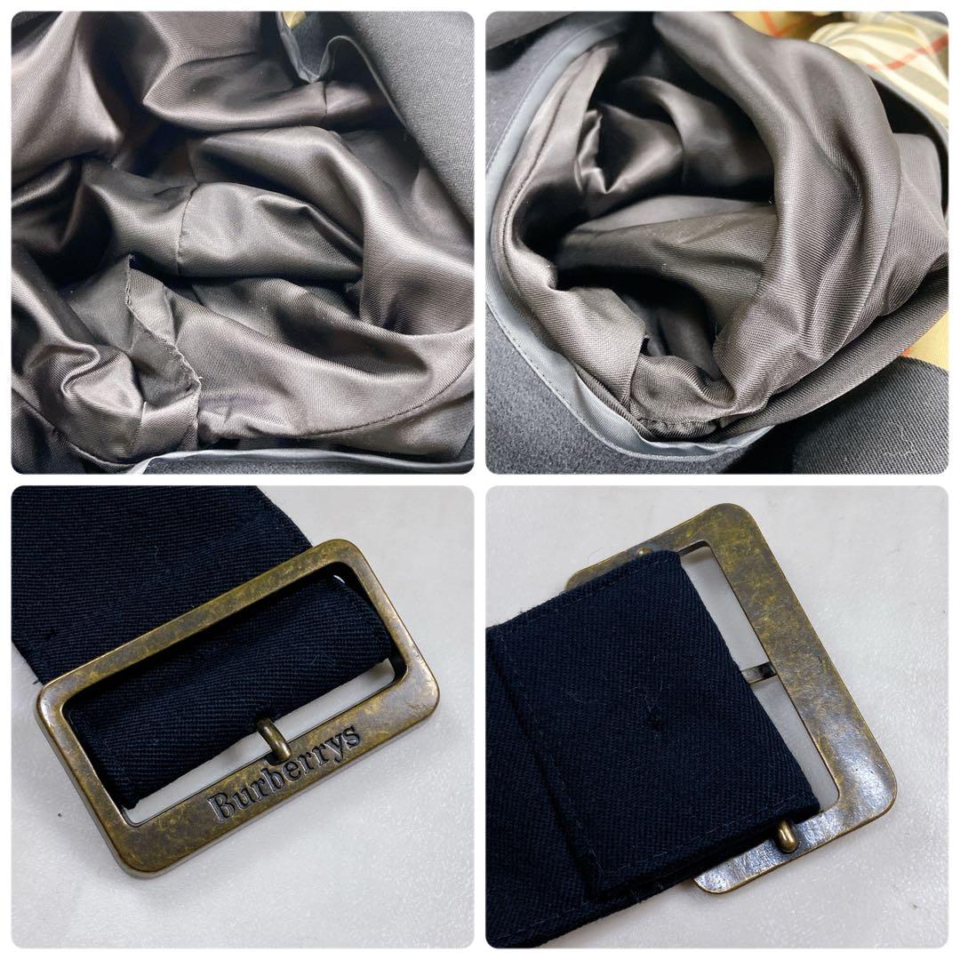 極美品 本国製 バーバリー LL ウールライナー トレンチコート ノバチェック