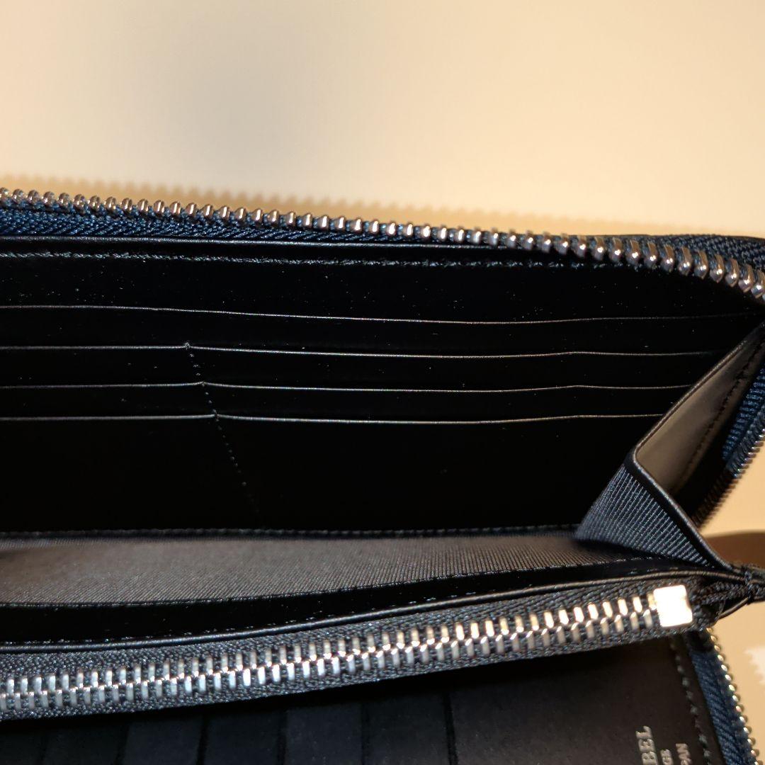 BLACK LABEL CRESTBRIDGE 長財布 ネイビー