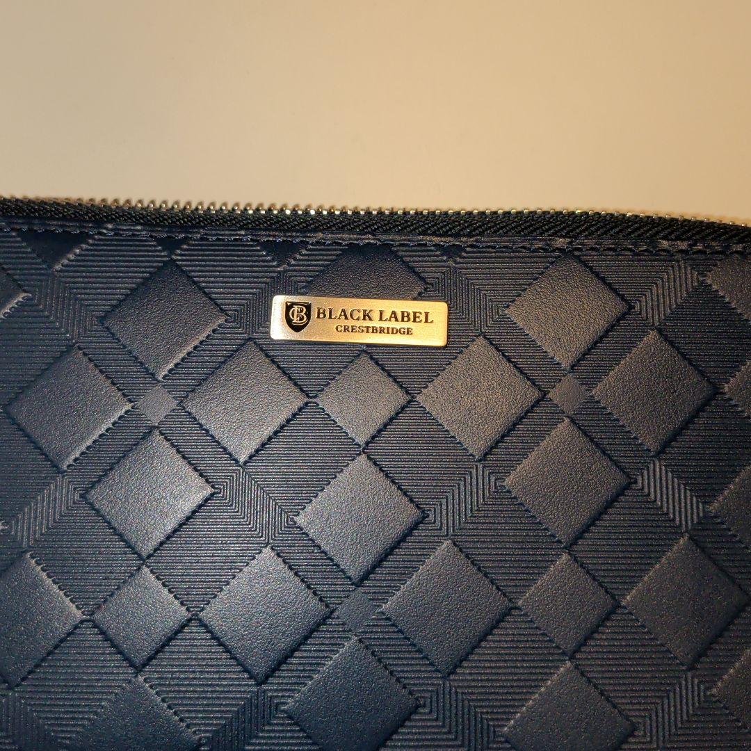 BLACK LABEL CRESTBRIDGE 長財布 ネイビー