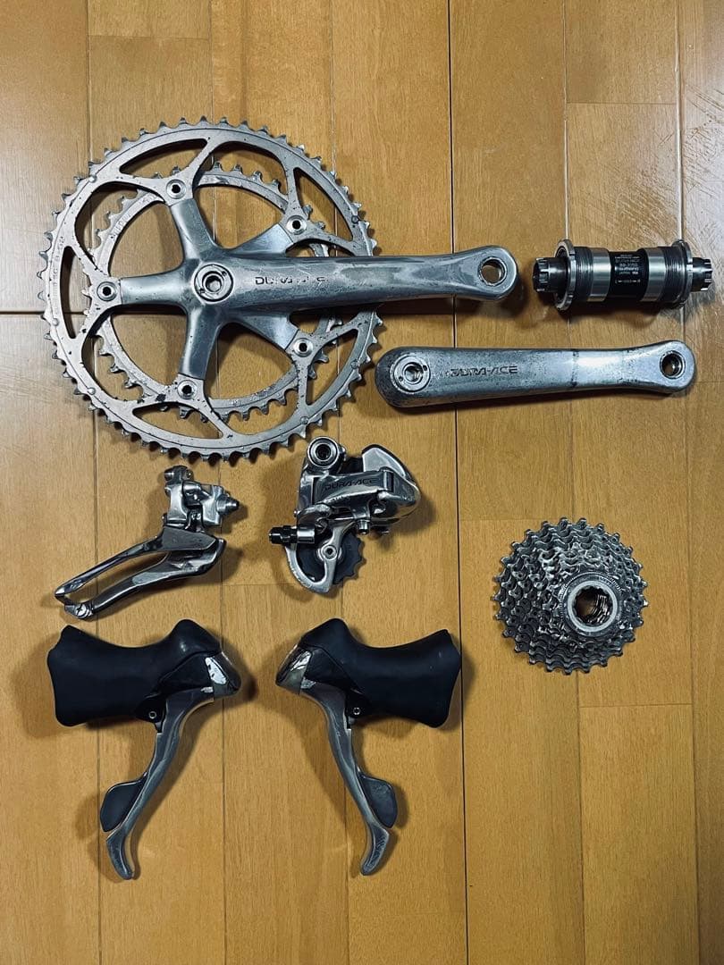 SHIMANO DURA ACE 7700シリーズメイン 駆動系6点セット 中古