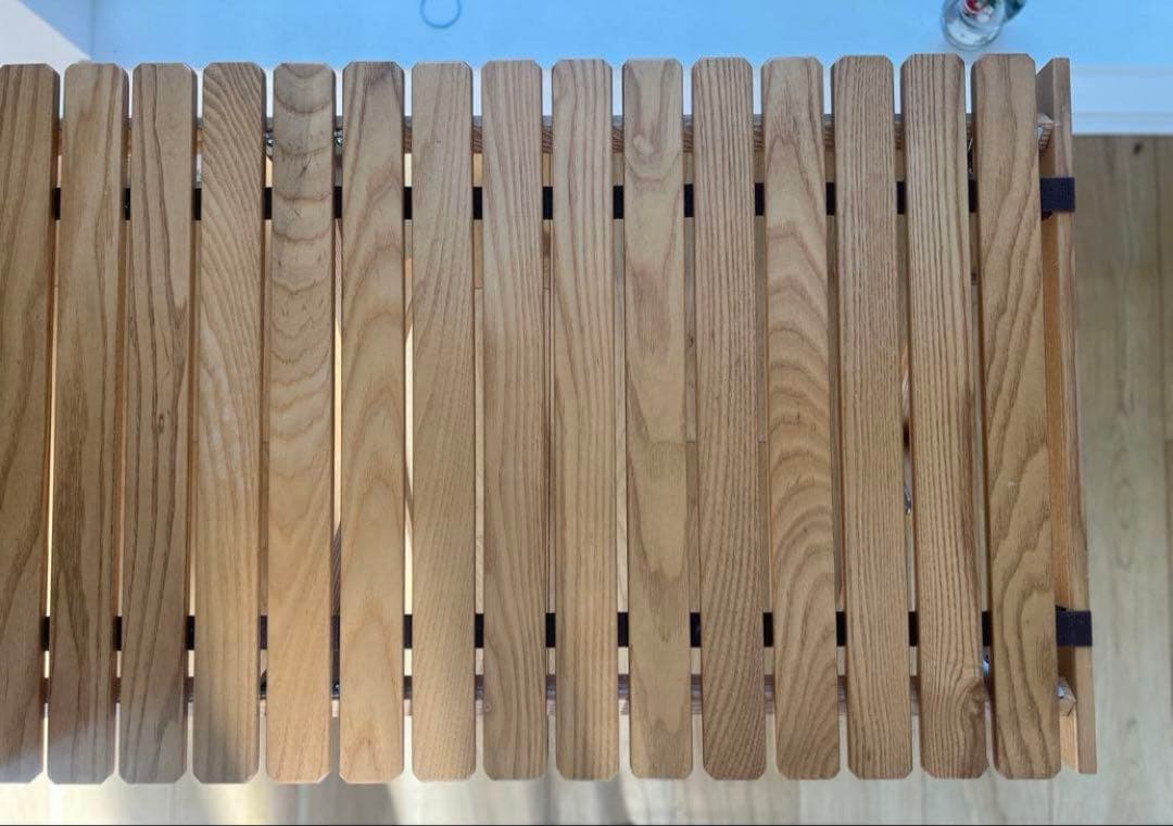 【美品】タラスブルバ　ウッドロールテーブル120