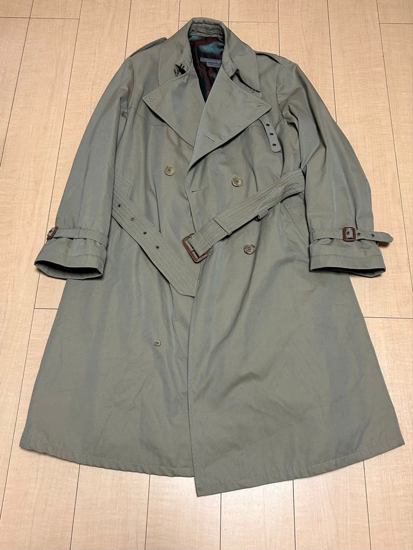 希少 英国製 ブルックスブラザーズ 70s ヴィンテージ トレンチコート 42