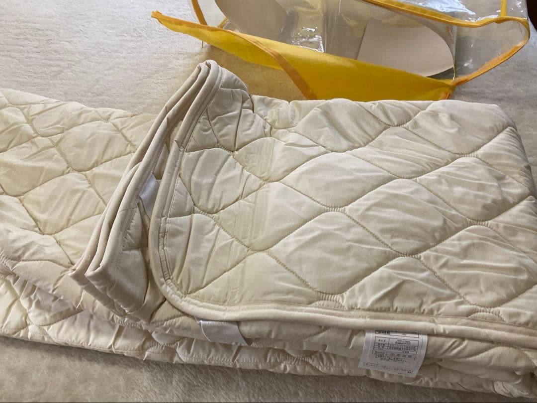 新品 フランスベッド 正規品 ベッドパッド 羊毛100% ワイドダブル WD