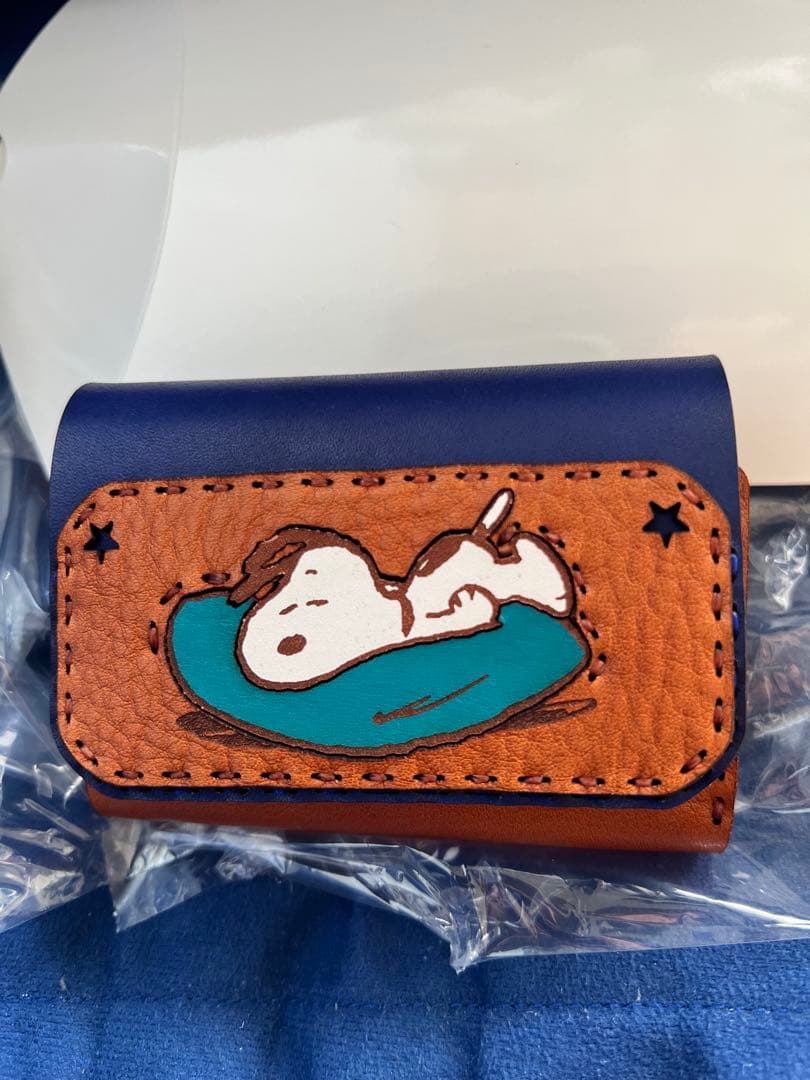 スヌーピー７５周年限定ショート財布OJAGA DESIGN
