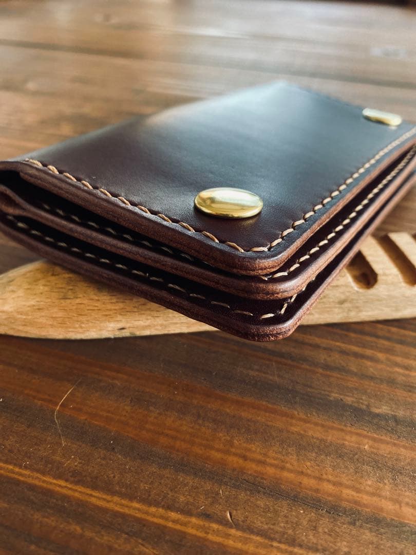 【ブルガロ】TM02-73ミドルトラッカーウォレット真鍮チェーン付き