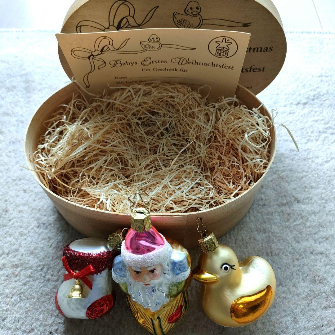希少INGE-GLAS Baby's First Christmas ドイツ製