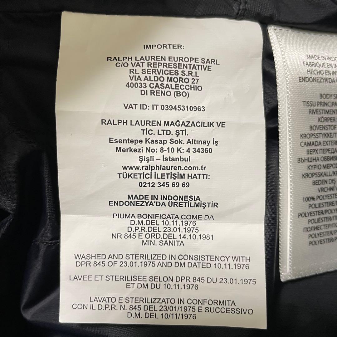 POLO RALPH LAUREN ダウンベスト　ビッグポニー　Sサイズ