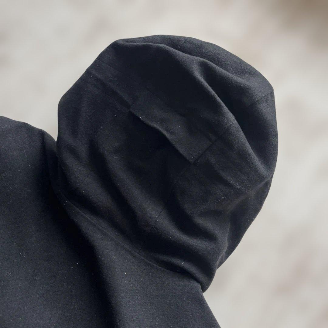 かりんとうさん専用美品 42 AIGLE ブラック ロングコート フード付 L〜