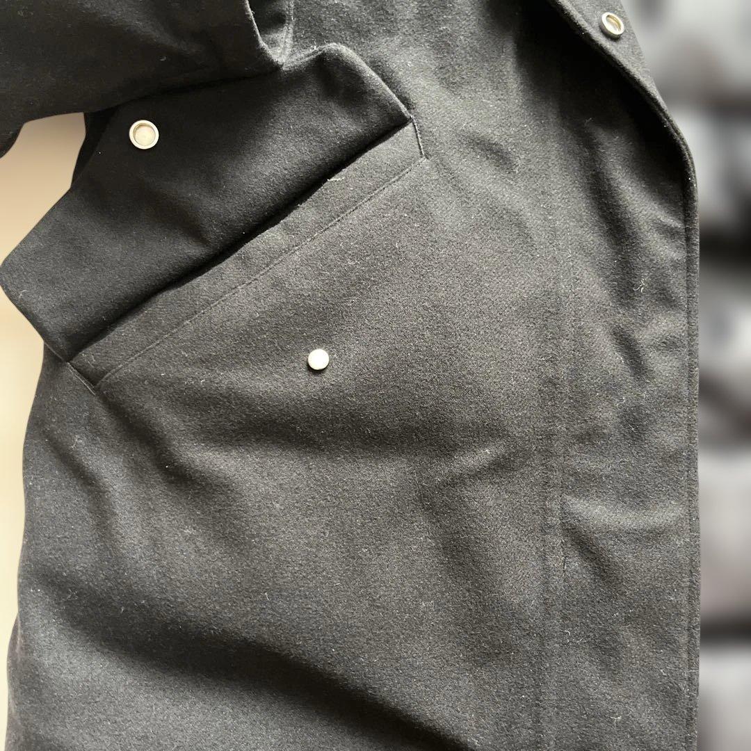 かりんとうさん専用美品 42 AIGLE ブラック ロングコート フード付 L〜