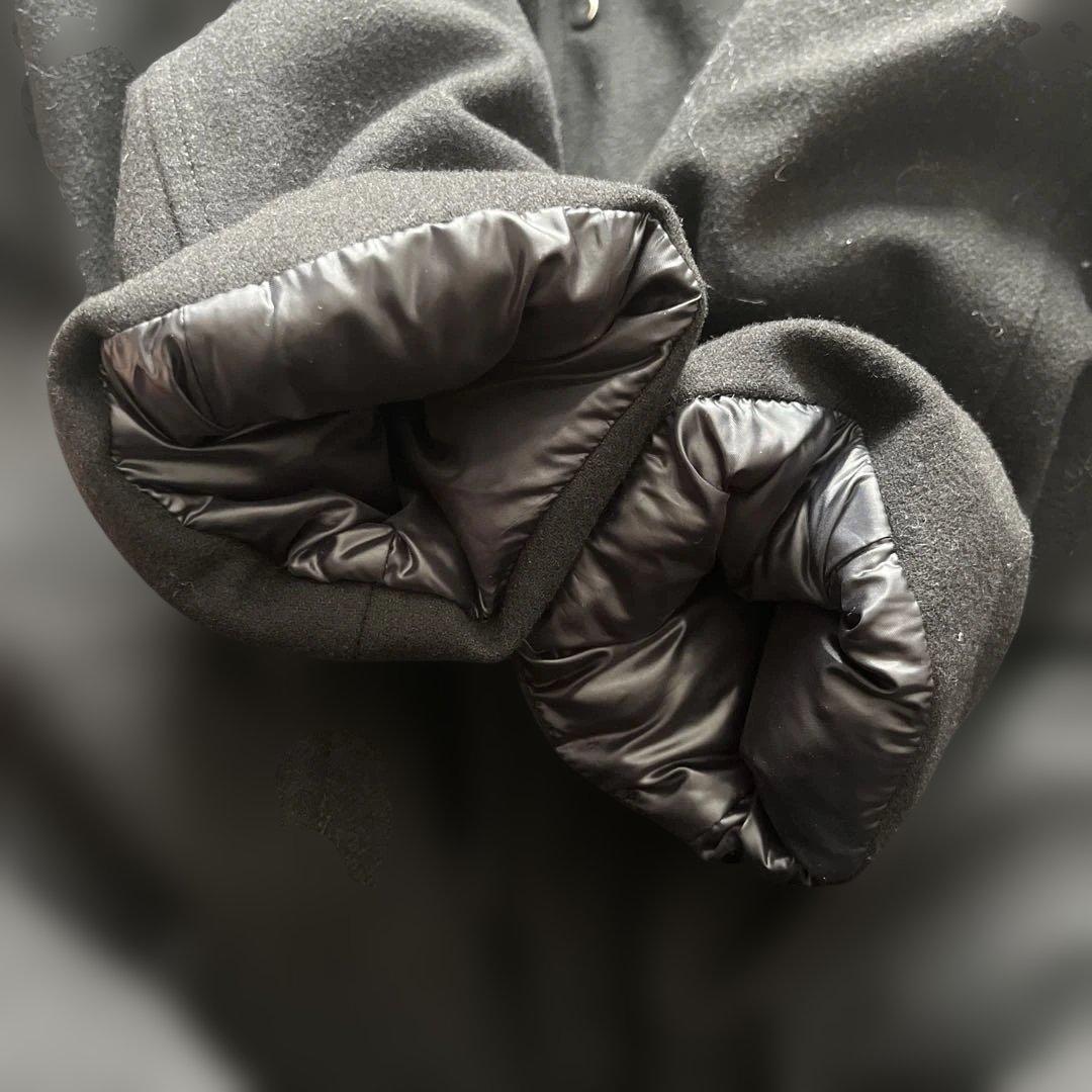 かりんとうさん専用美品 42 AIGLE ブラック ロングコート フード付 L〜