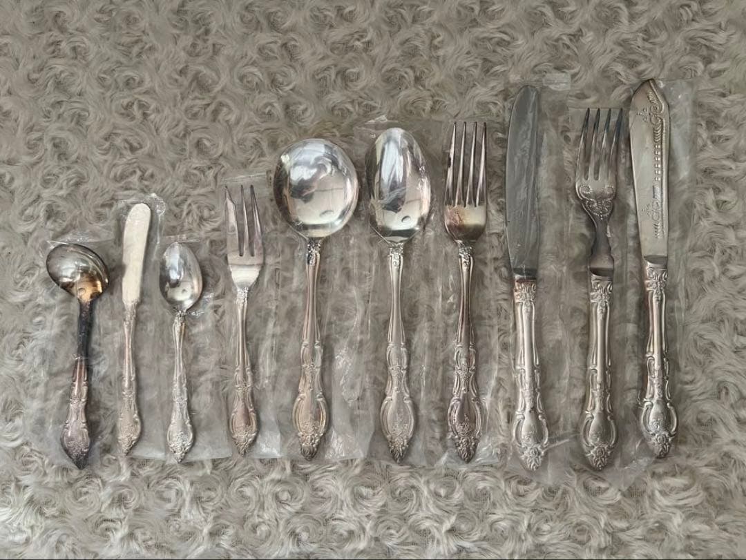 光和陶器　カトラリーセット　シルバーフランス　ディナーセット〈45本セット〉欠品