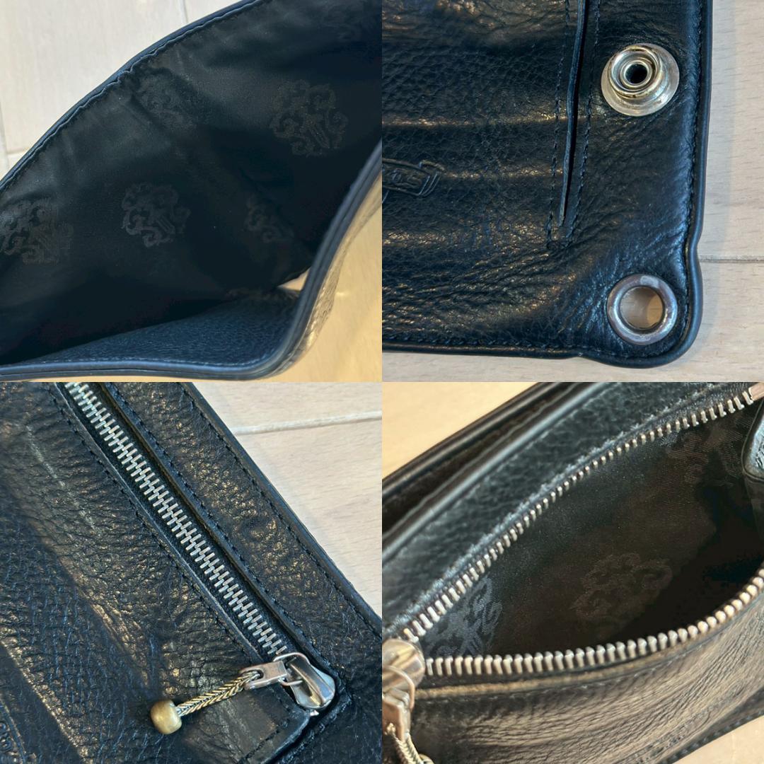 Chrome Hearts クロムハーツ 1スナップ クロスボタン ウォレット