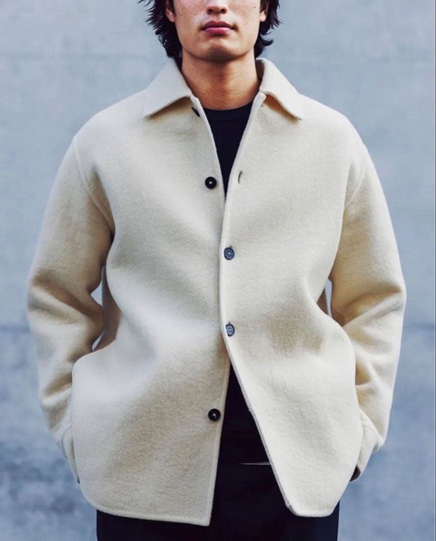 JILSANDER メルトンウール ジャケットコート Wardrobe