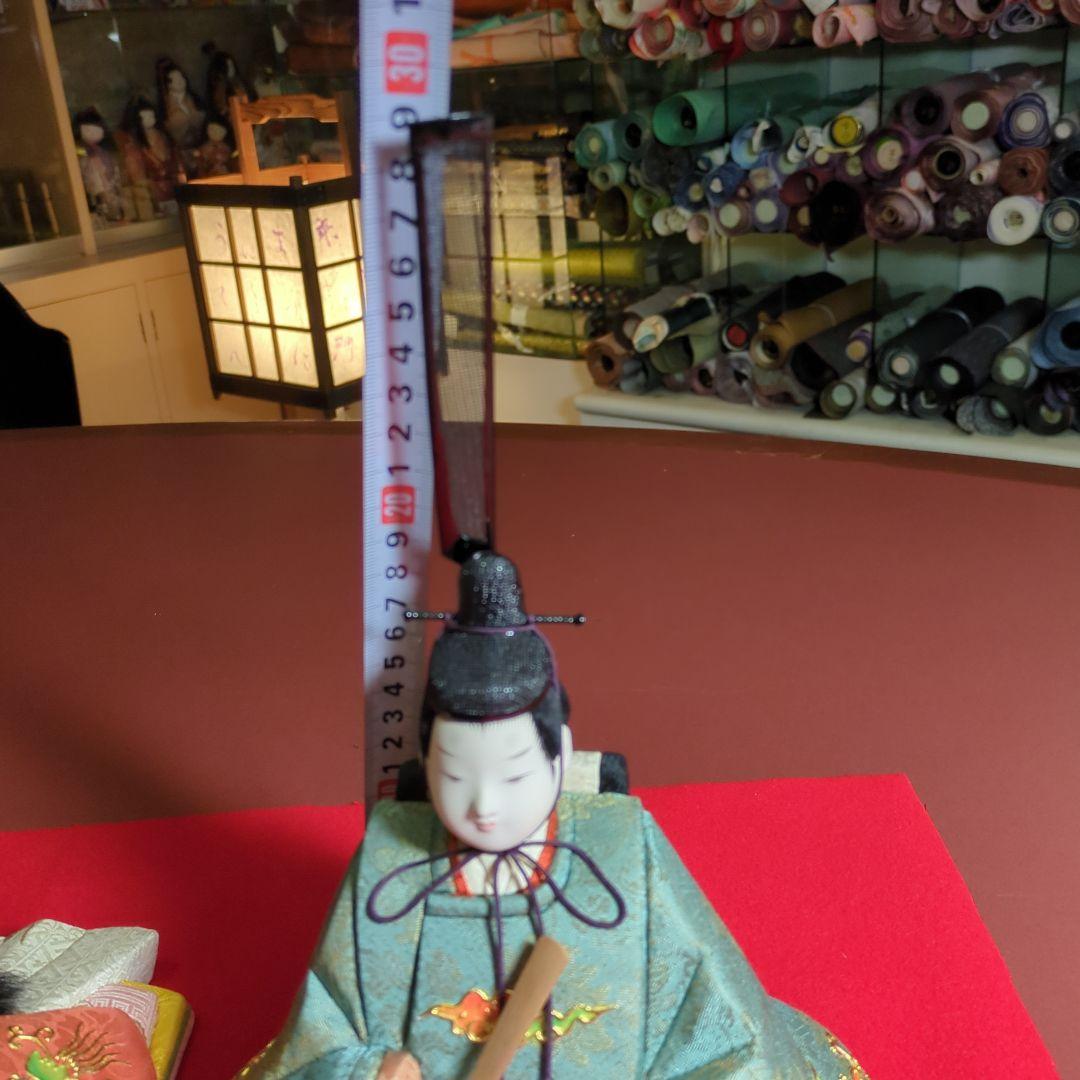 木目込雛人形 柿沼東光作親王飾り台