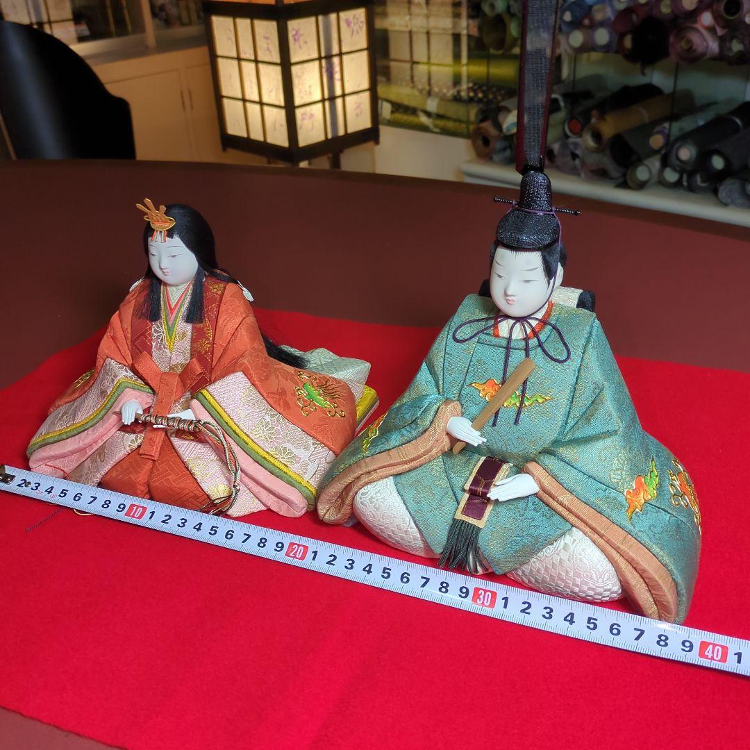 木目込雛人形 柿沼東光作親王飾り台