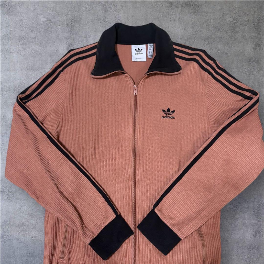 アディダス　トラックジャケット　ワッフル　Lサイズ HS2081 大きいサイズ