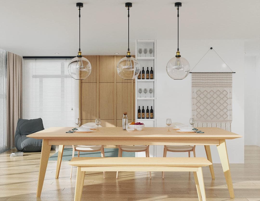 北欧スタイル ガラスペンダントライト　美しいデザイン