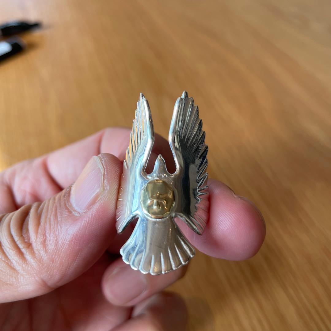 希少 イーグル リング 指輪 アクセサリー ハンドメイド ノーブランド アメカジ