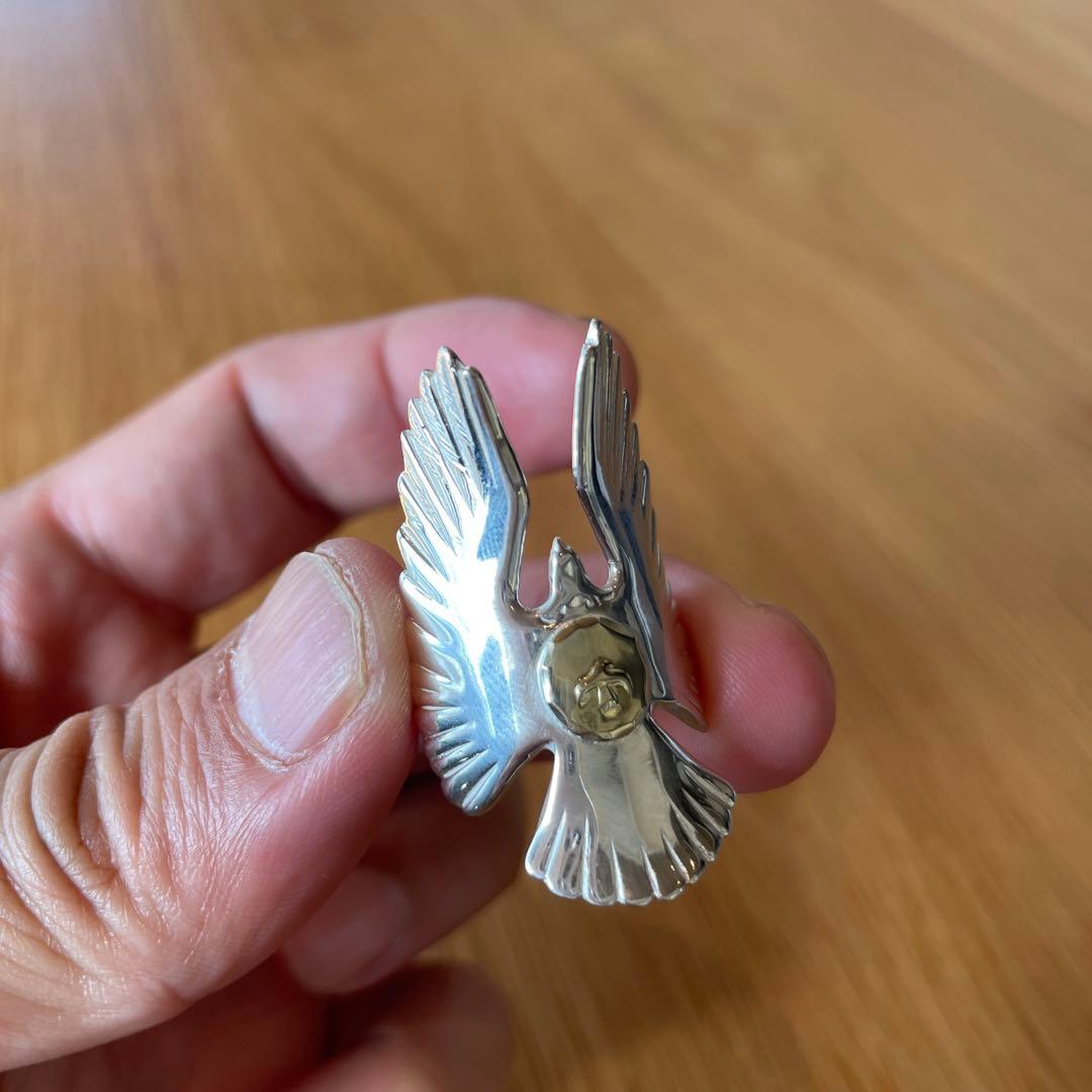希少 イーグル リング 指輪 アクセサリー ハンドメイド ノーブランド アメカジ