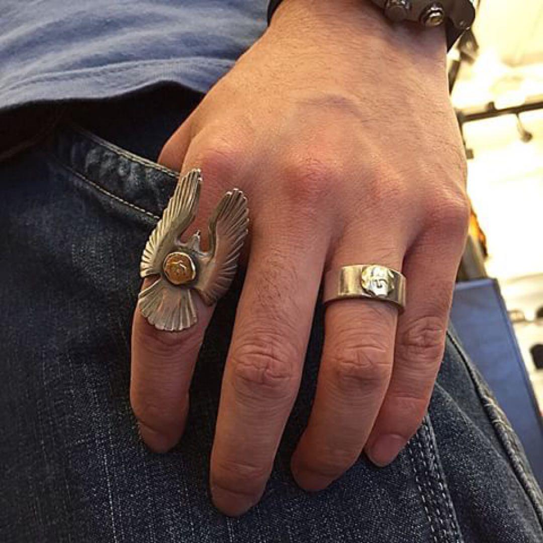 希少 イーグル リング 指輪 アクセサリー ハンドメイド ノーブランド アメカジ