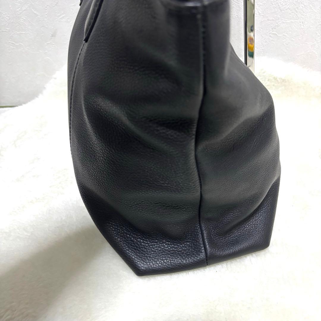 【美品】アルフレッドバニスター トートバッグ 黒 A4 ビジネスバッグ レザー