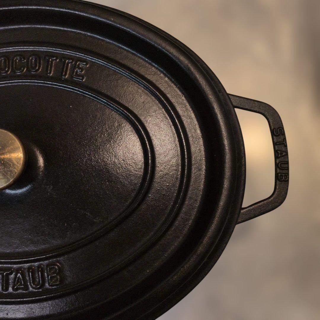 ①STAUB ストウブ ココット オーバル 31cm