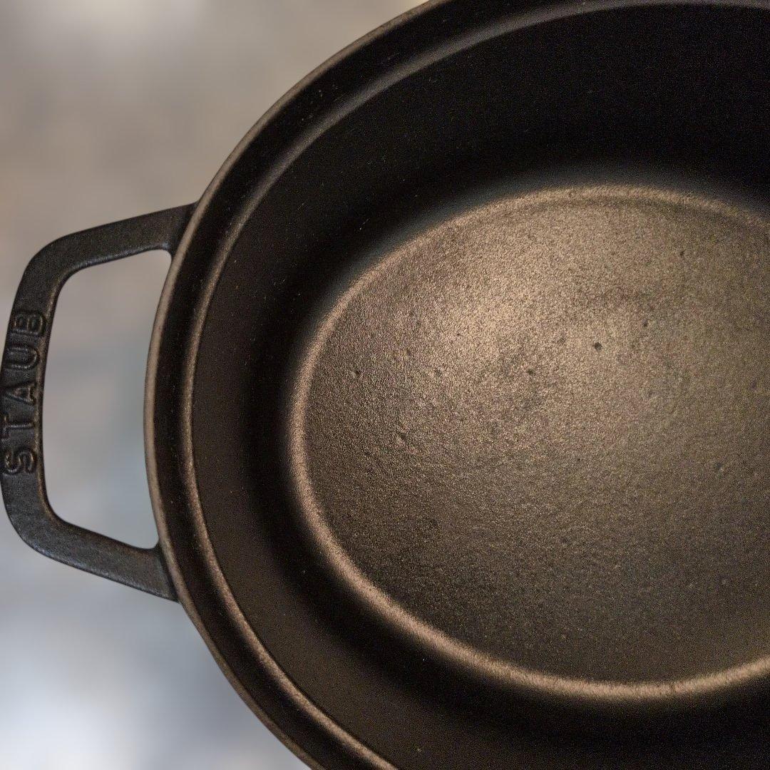 ①STAUB ストウブ ココット オーバル 31cm