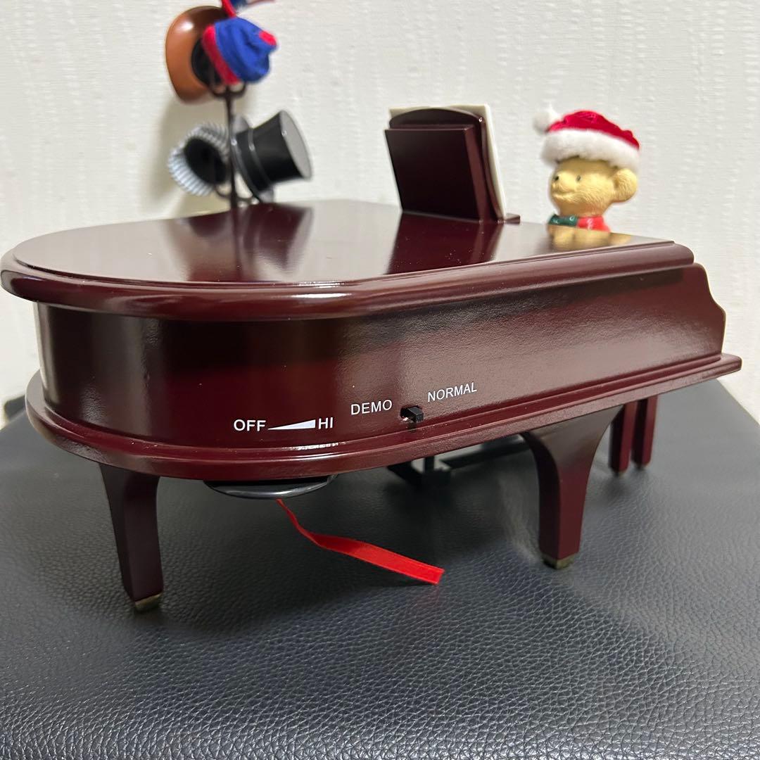 ★ミスタークリスマス テディベア ピアノ オルゴール ゴールドラベル 60曲入★