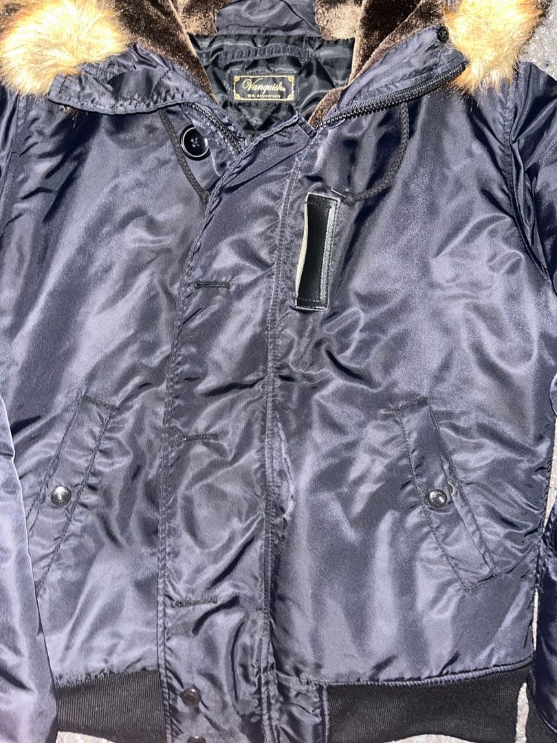 け*引様 archive N2B type fur bomber jacket