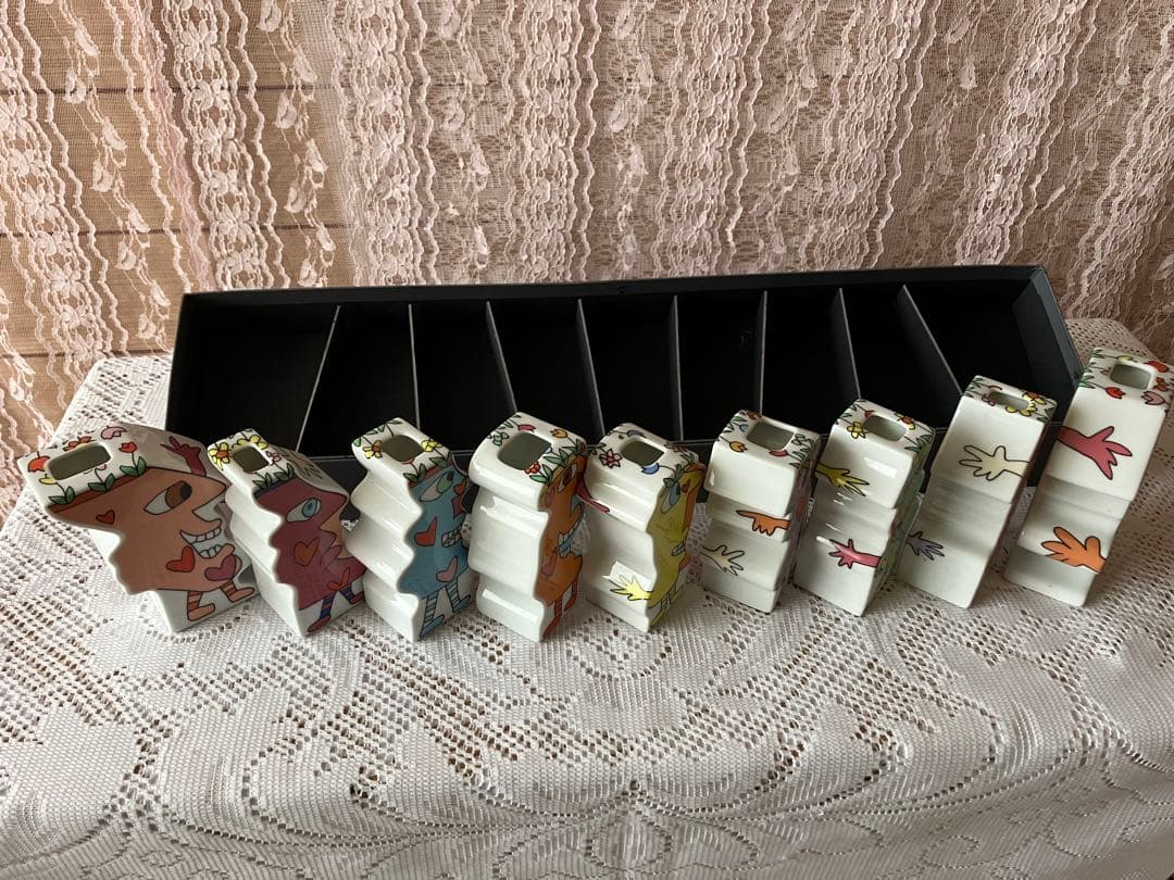 ジェームスリジィ花瓶9個セット