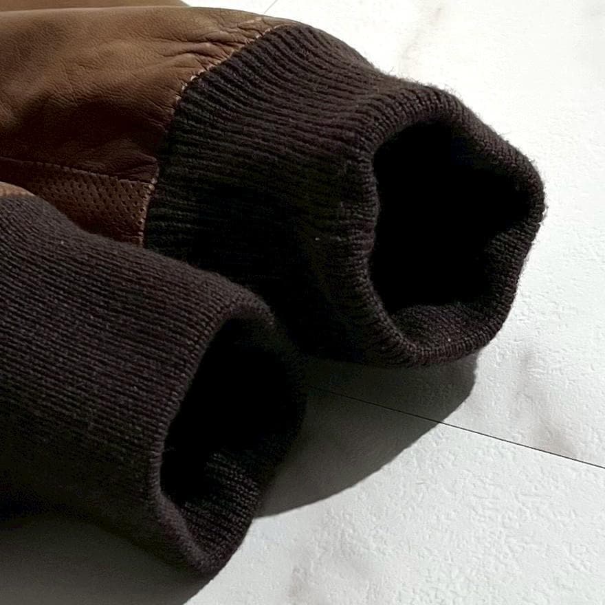 未使用 16万　NARDI　レザージャケット　羊革　ヴィンテージ加工　バイカー