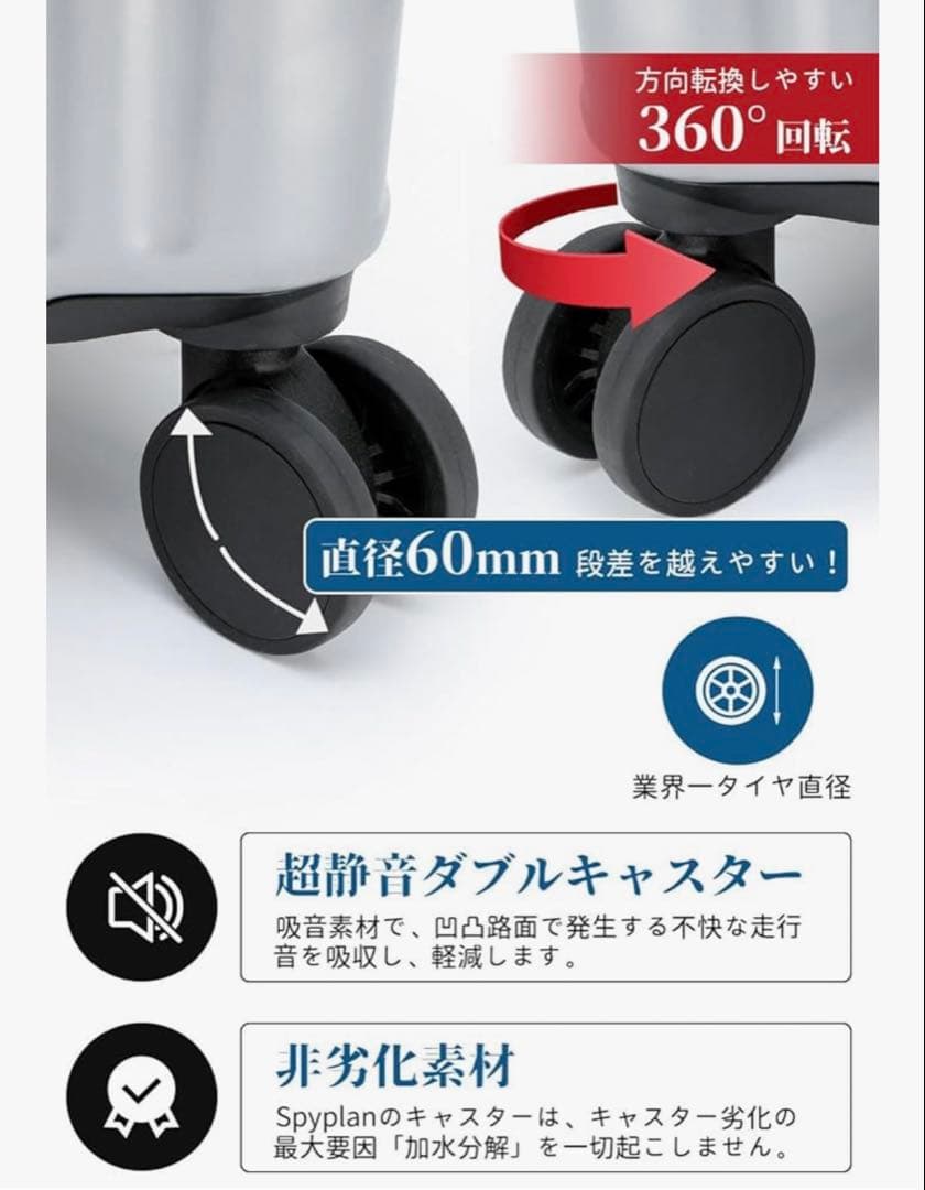 新品 キャリーケース XL 110L 115L 大容量 旅行 出張 長期