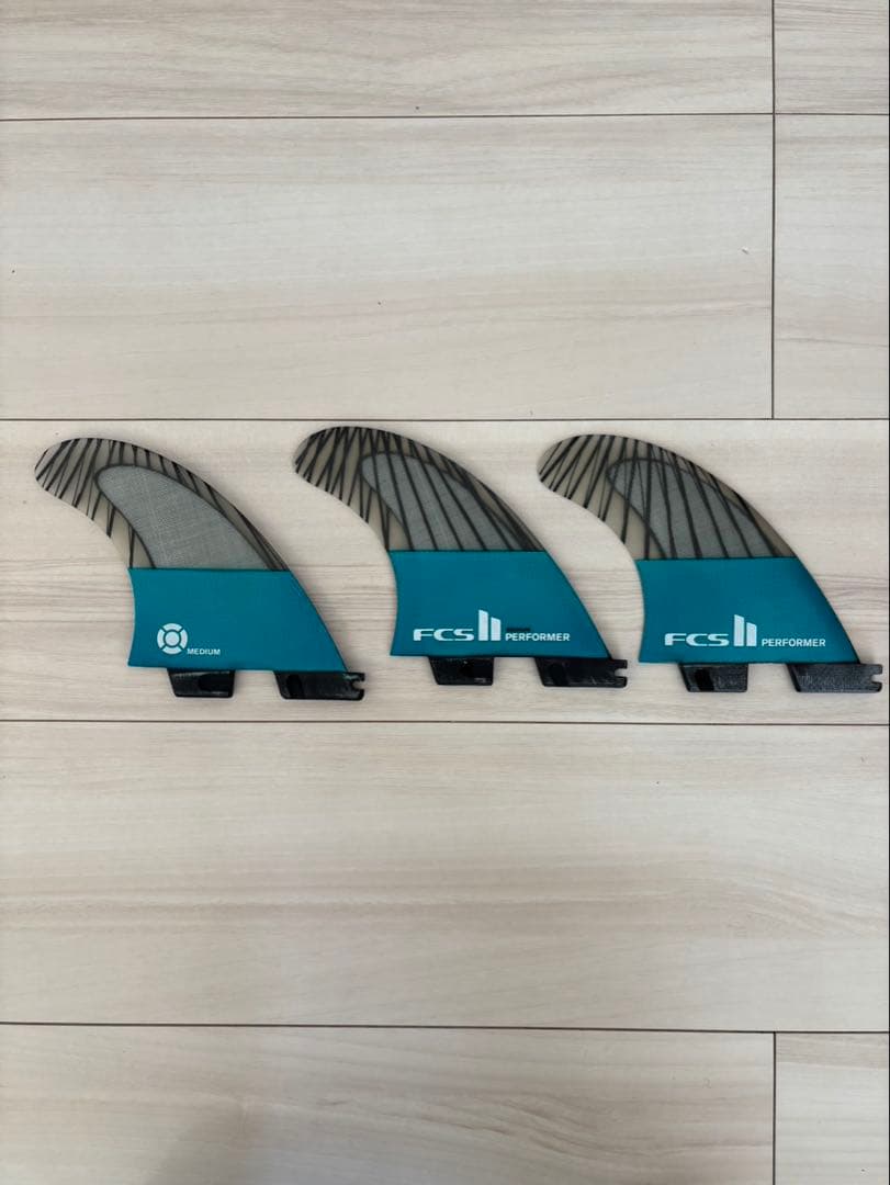 FCS II PERFORMER サーフボードフィン 3枚セット