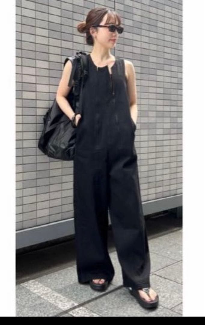 CURRENTAGE/カレンテージ 別注 W ZIP サロペット