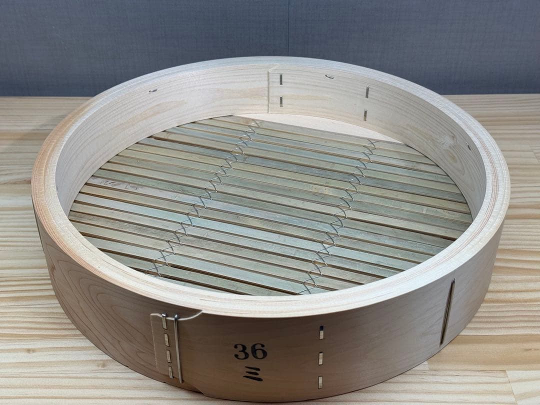 【新品】桧中華セイロ　36cm 身蓋セット