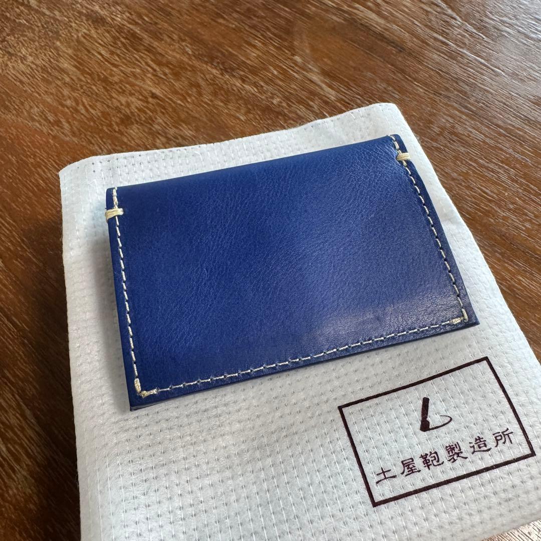 新品未使用 限定色 土屋鞄製作所 特別製作 ディアリオツインケース ブルー