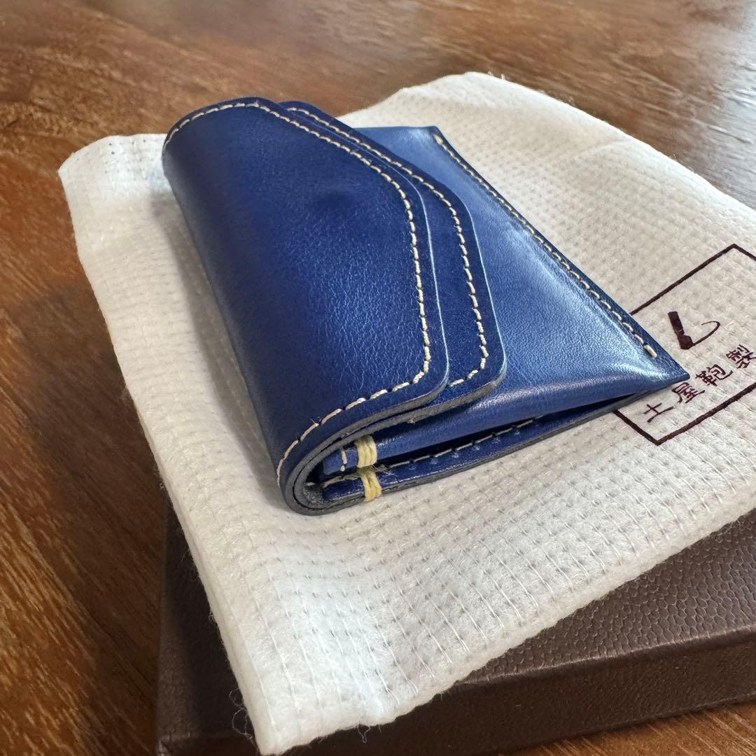 新品未使用 限定色 土屋鞄製作所 特別製作 ディアリオツインケース ブルー