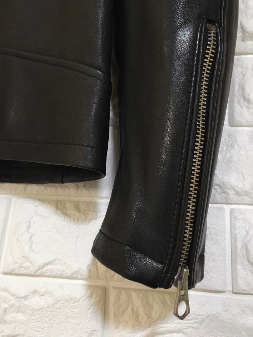 [極美品] HARE シングルライダースジャケット レザージャケット Sサイズ