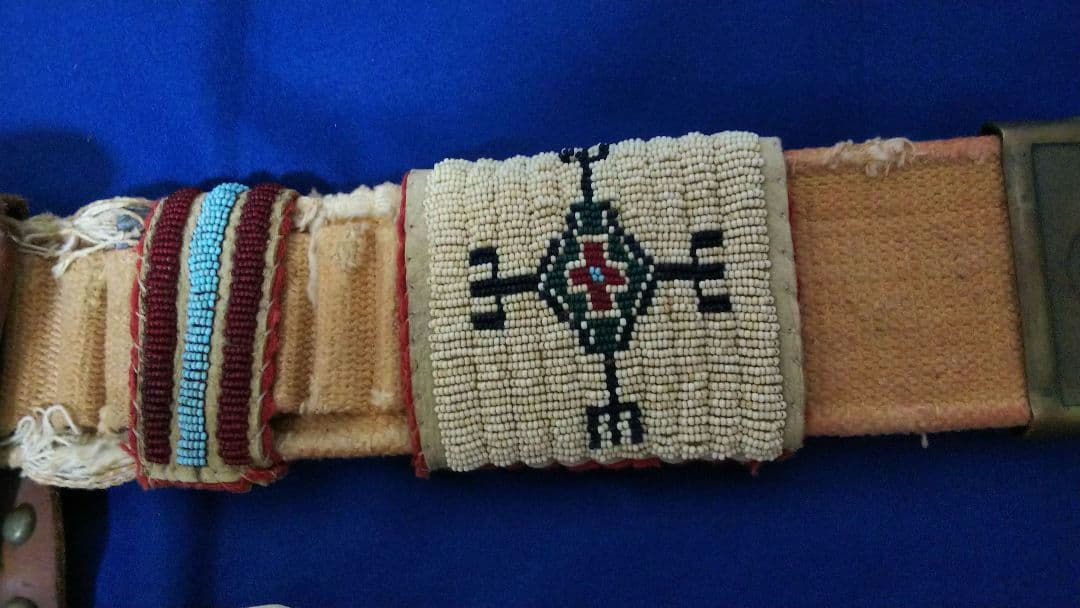 65 入手困難 一点物 1890s アンティーク インディアン US ガンベルト