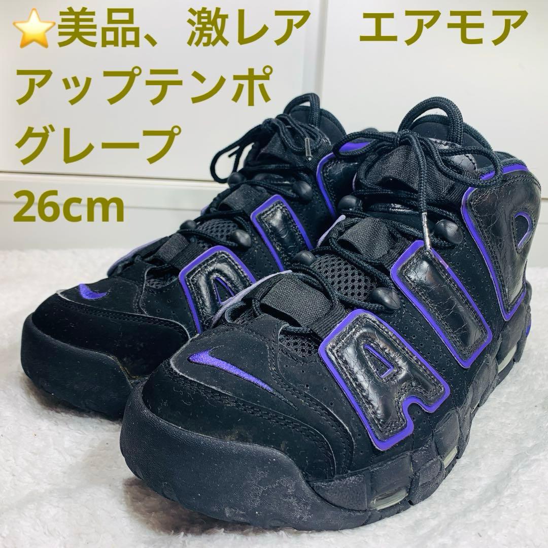 ⭐️美品、激レア　NIKE エアモアアップテンポ　グレープ、26cm
