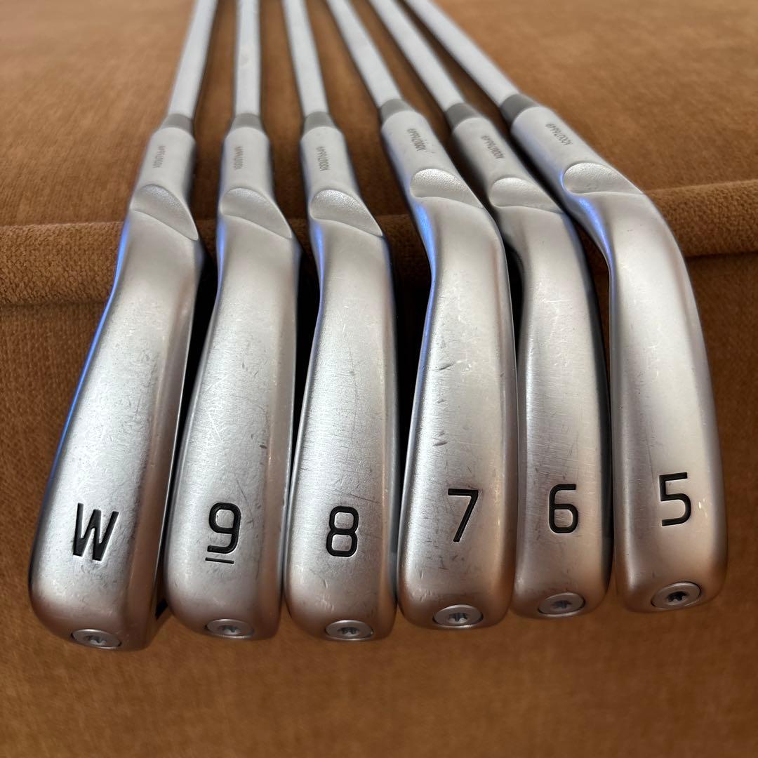 PING i230アイアン DG105 S200 W-5 6本 ブラック